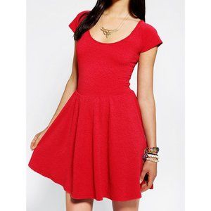 UO Red Skater Dress